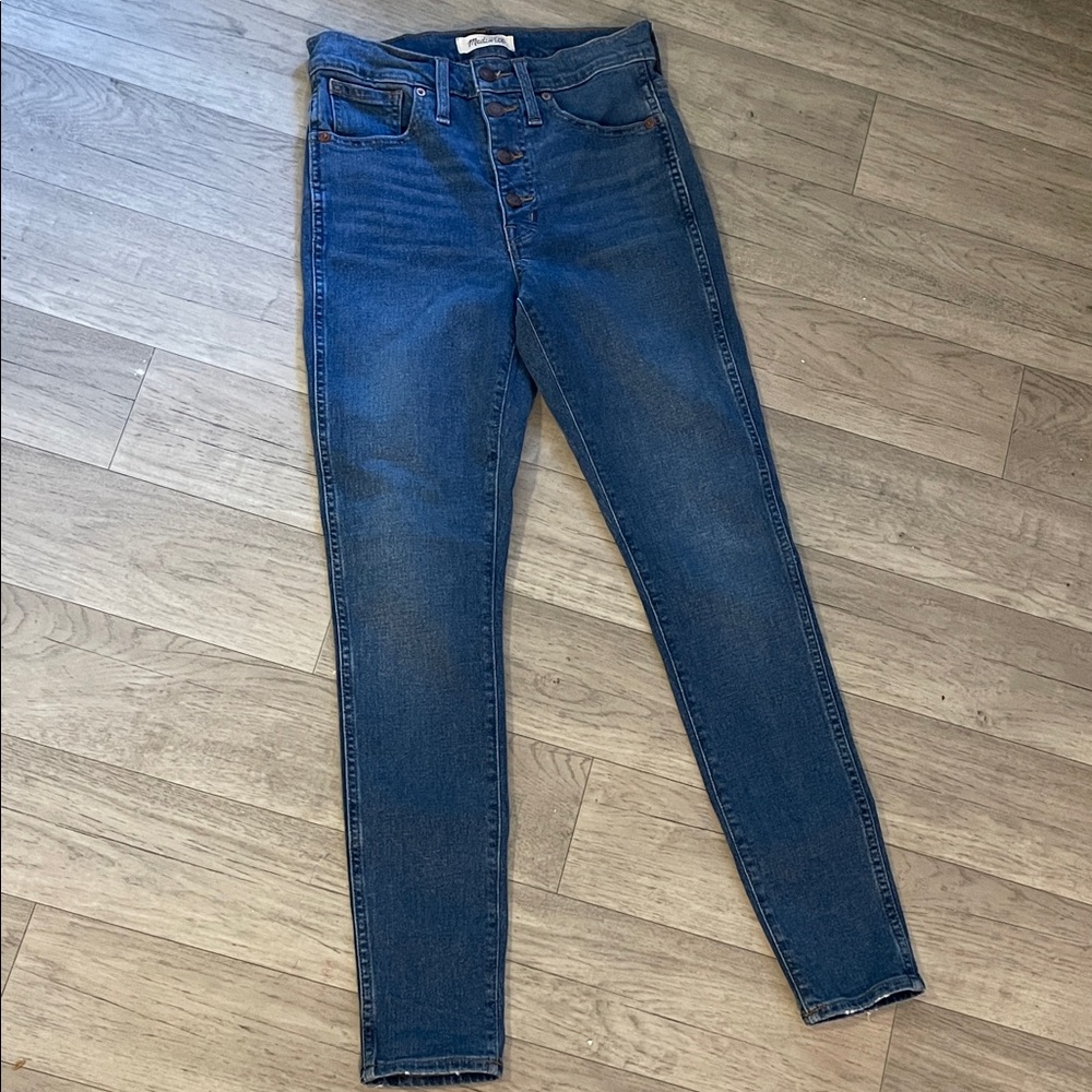 Madewell High Rise 10” skinny Blue Women's Jeans Sz 27 dark wash